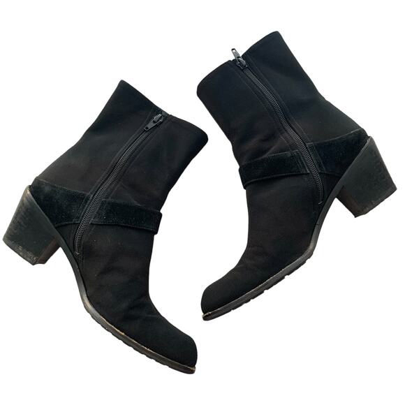 Stuart Weitzman Moto Boots With Buckle 7.5M - Picture 7 of 8